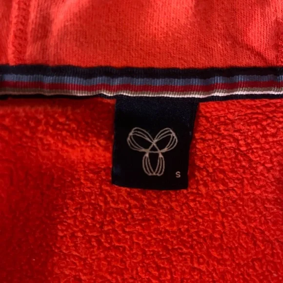 Aritzia TNA Y2K Orange Full-Zip Hoodie Size S - Picture 6 of 9